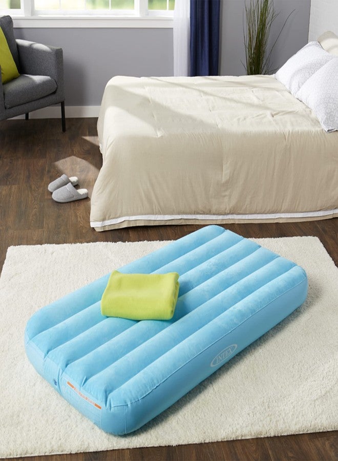 Intex 66803EP Cozy Kidz Inflatable Airbed: Fiber-Tech – Velvety Soft Surface – Carry Bag Included – Color May Vary – 34.5" x 62" x 7" - Image 3